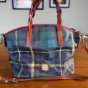 Dooney & Bourke Plaid Multicolor Satchel